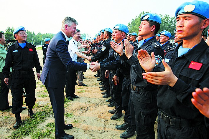 联合国点赞的警队有咱青岛蓝盔 全员通过评估