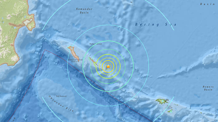 俄罗斯科曼多尔群岛发生7.8级地震 发海啸预警