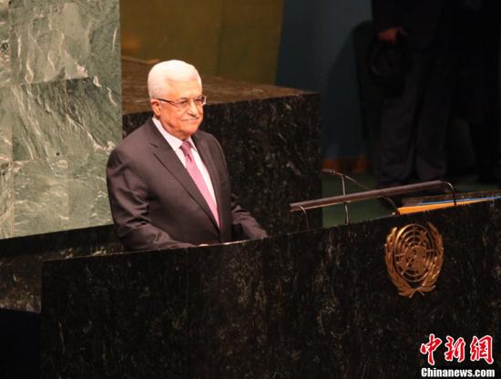 巴勒斯坦总统宣布冻结巴以关系 称以破坏和平进程