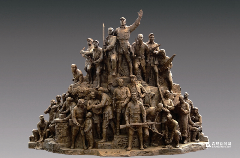 庆祝建军90周年雕塑作品展开幕 展期持续一月