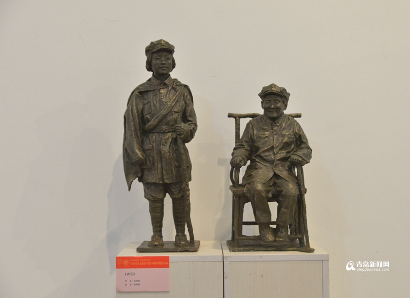 庆祝建军90周年雕塑作品展开幕 展期持续一月