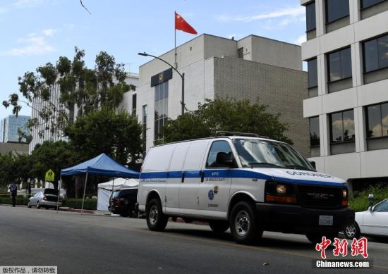 男子枪击中国驻洛杉矶领馆后自杀 美方正调查