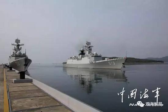 参与寻找美国水兵的中国军舰:刚驱离美舰
