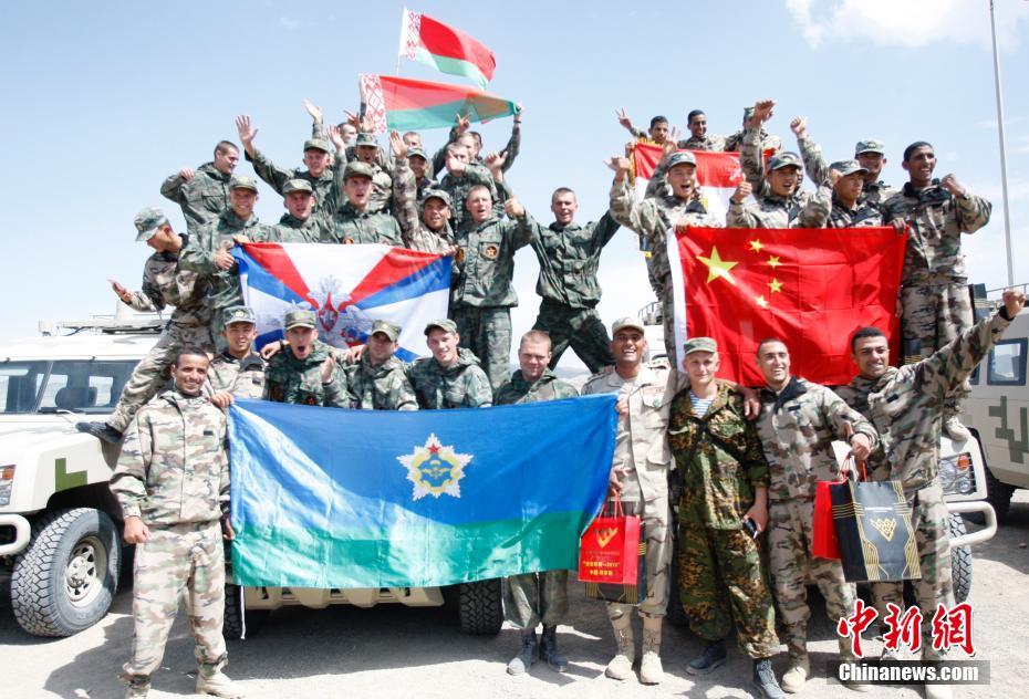国际军事比赛安全环境接力赛新疆库尔勒上演