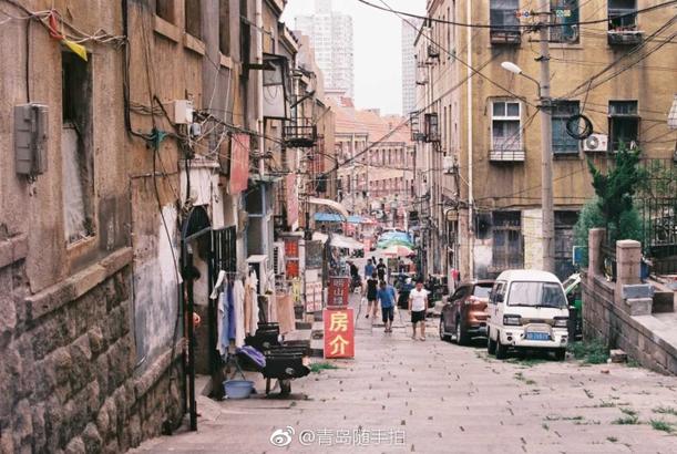 青岛老城区的味道 拍摄出来的街巷年代感十足