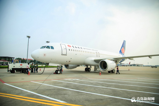 青岛航空迎第14架空客320 20日投入新航线运营