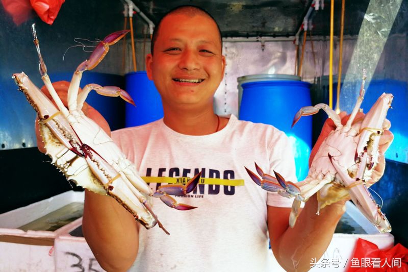 开海倒计时！一斤重外来大螃蟹占领青岛市场