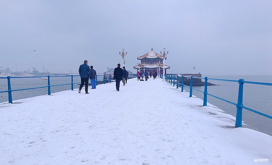 2020青岛雪景图片图片