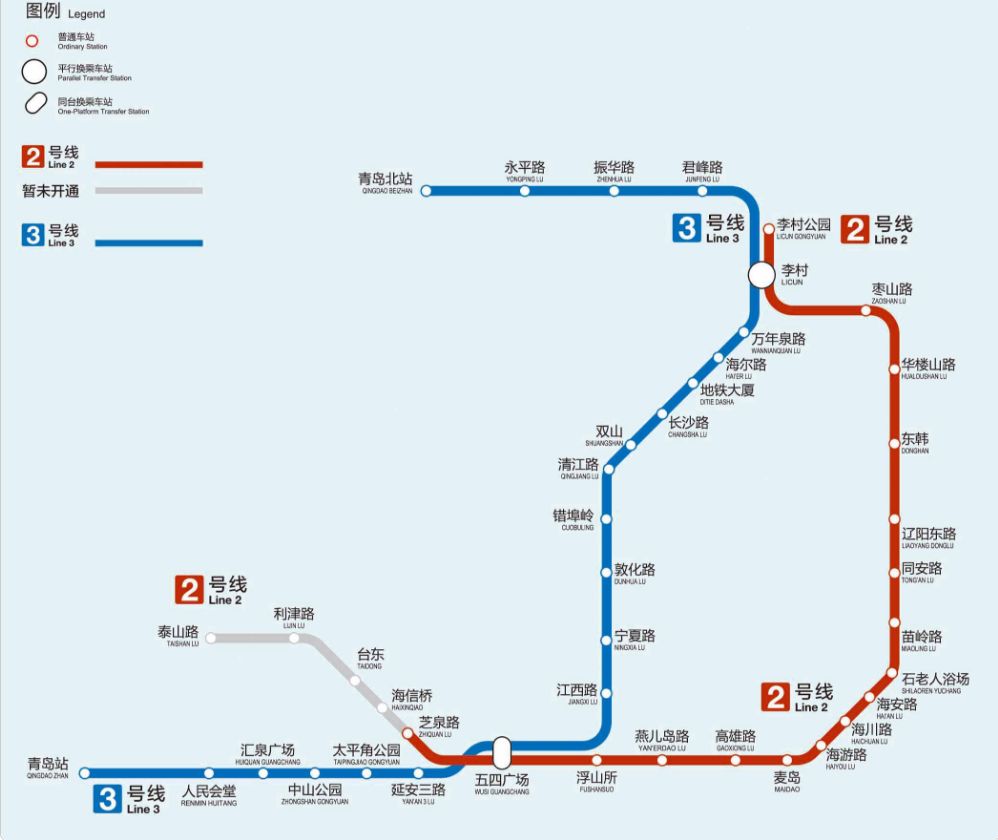 青岛地铁线路图 m15图片