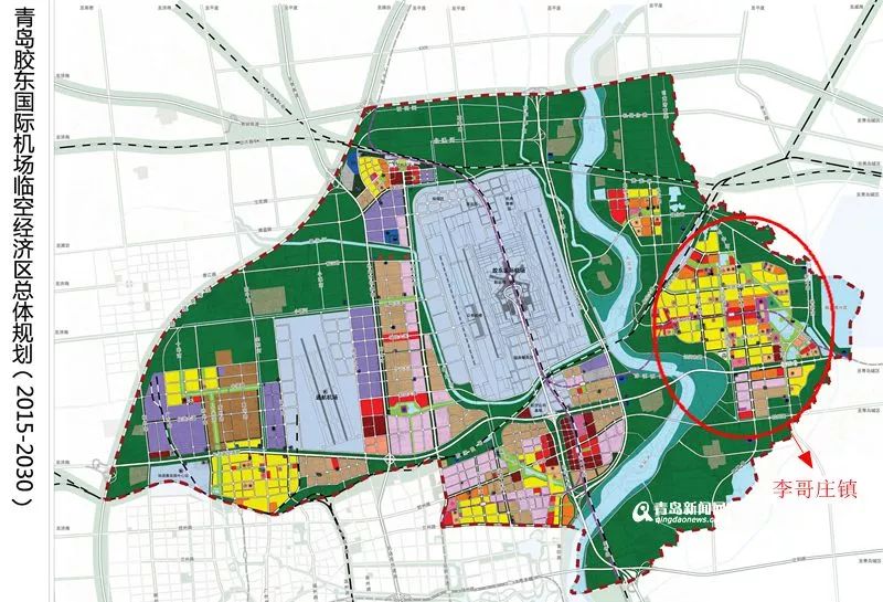 青岛胶州临空规划全图图片