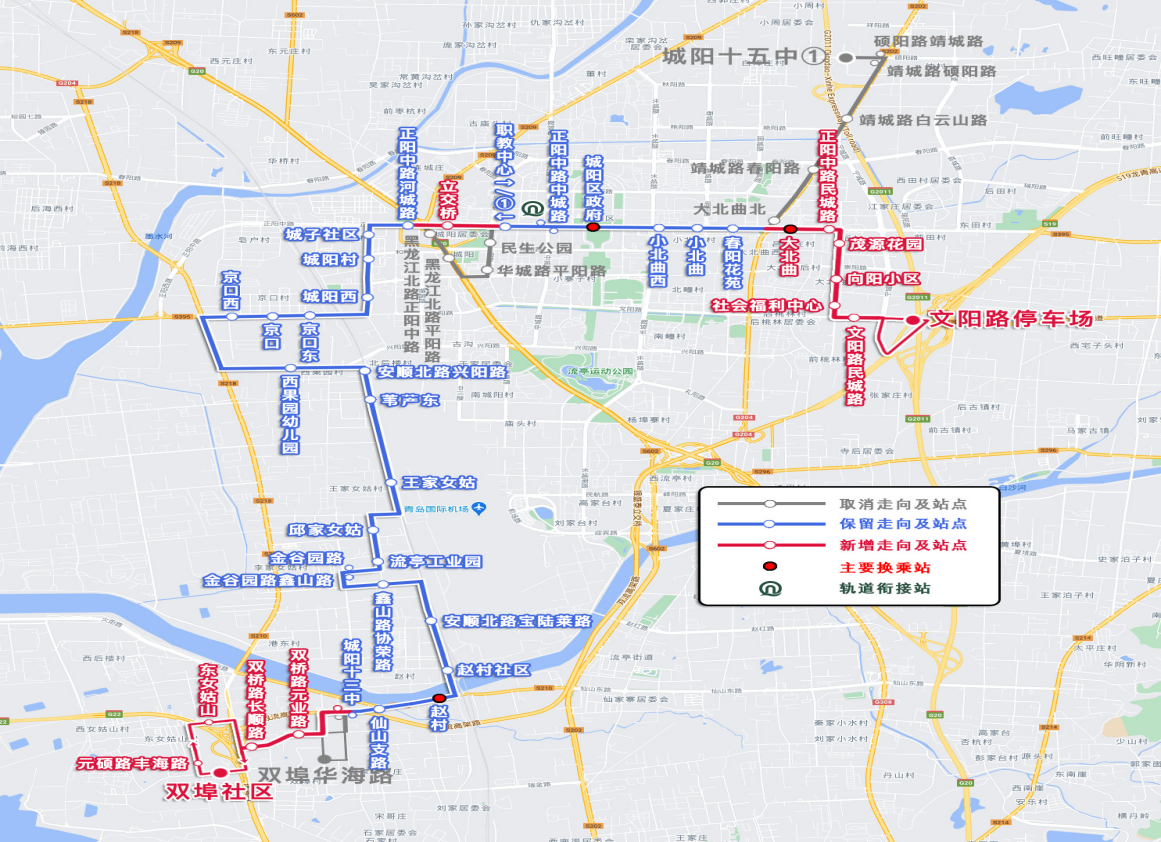 青岛622路公交车路线图图片