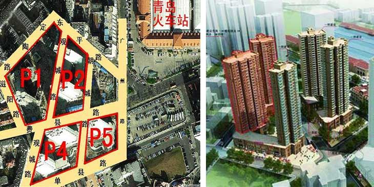 火车站商圈再建5栋高层住宅 可容纳484户