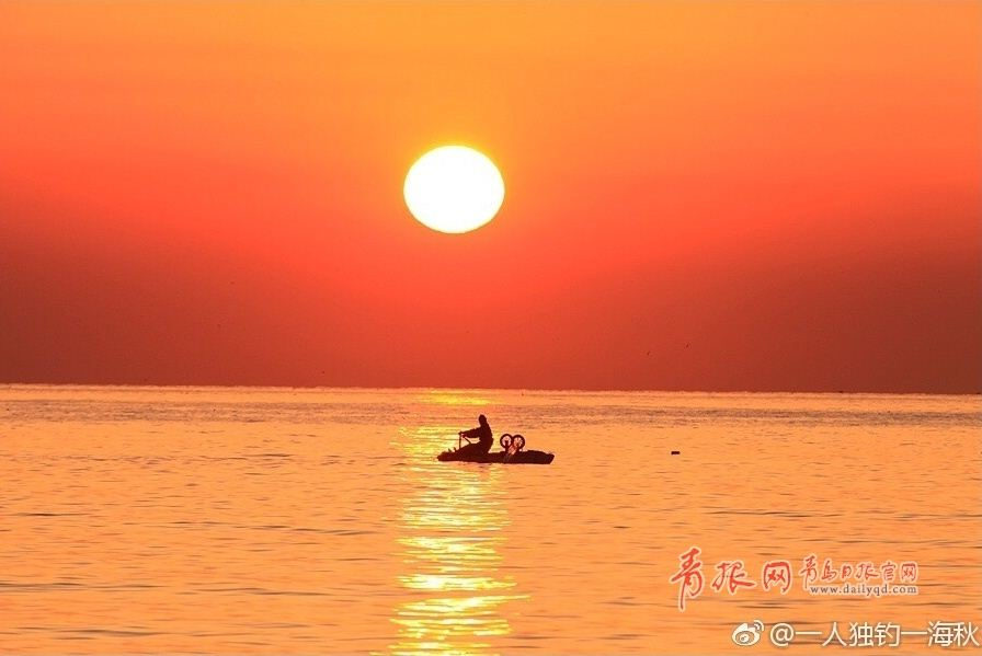 朝霞與海鷗齊飛 實拍浮山灣日出全過程