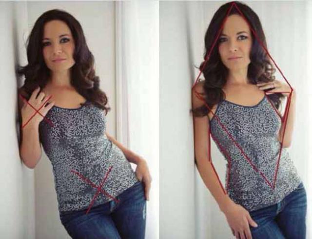 拍照显瘦窍门走红 真人示范对比太实用 拍照显瘦窍门走红 真人示范对比太实用