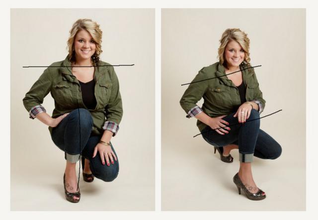 拍照显瘦窍门走红 真人示范对比太实用 拍照显瘦窍门走红 真人示范对比太实用