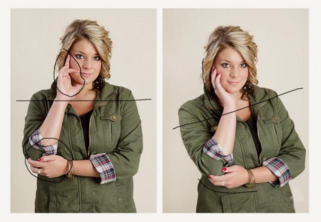 拍照显瘦窍门走红 真人示范对比太实用 拍照显瘦窍门走红 真人示范对比太实用