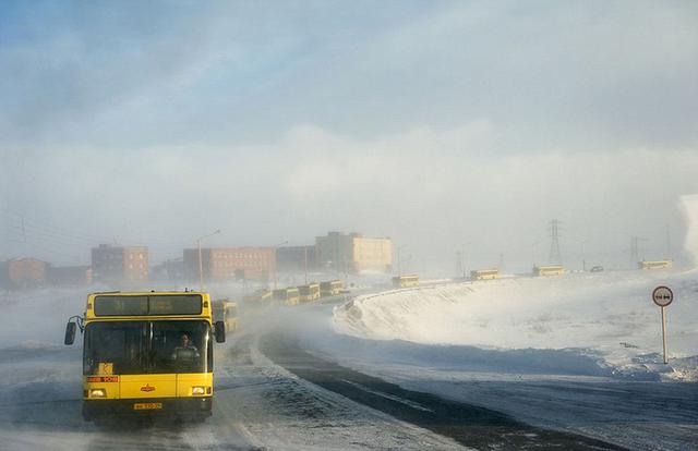 俄世界最北城市居民忍受零下55度超低温 俄世界最北城市居民忍受零下55度超低温