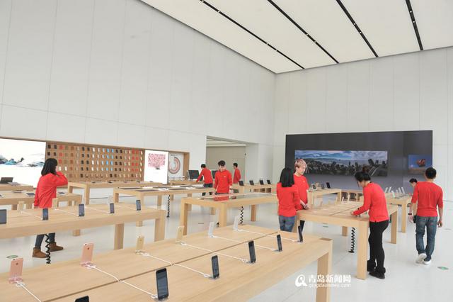 山东首家苹果直营店周六开业 内景揭秘