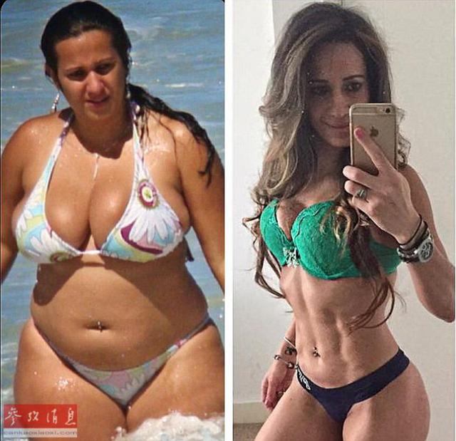 英国女子减肥练出六块腹肌 丈夫与其离婚