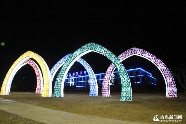 灵山湾亮化提升揭神秘面纱 海洋韵味十足(图)