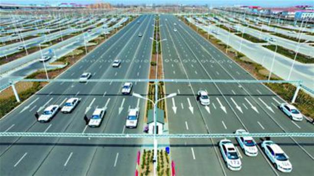 记者空拍惜福镇考试中心 揭秘考试流程