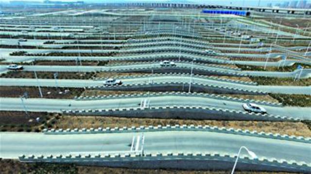 记者空拍惜福镇考试中心 揭秘考试流程