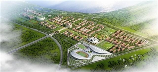 组图:山大青岛校区进入百天倒计时 红顶灰面带老青岛风情