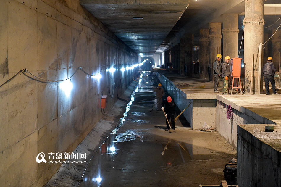 探访地铁3号线错埠岭站 本月底主体完工