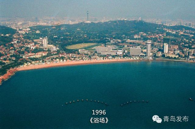 高清:飞越青岛看海湾 湾岬相连显别样风情