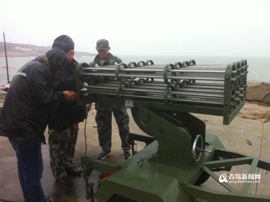 青岛普降中雨缓旱情 运-12两次升空增雨作业