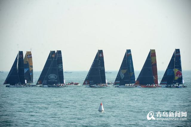 极限帆船青岛扬帆 浮山湾上演速度与激情