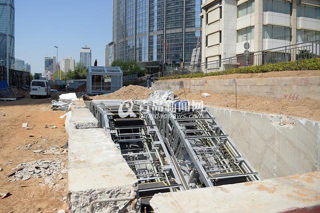 探访地铁3号线南段 多数车站已成型