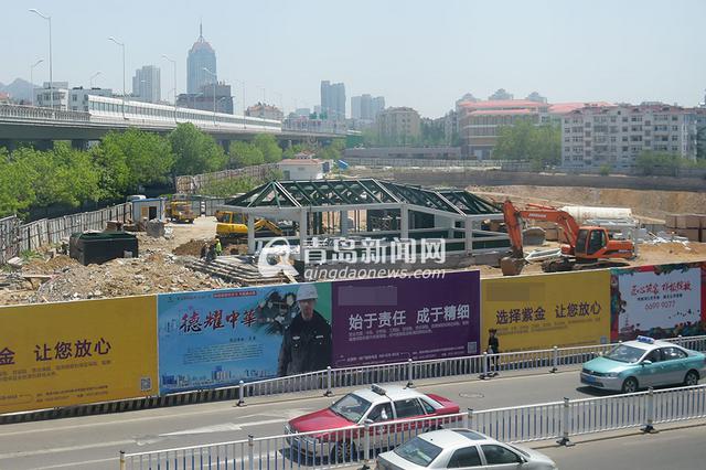 探访地铁3号线南段 多数车站已成型