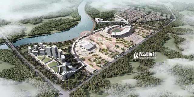 平度投资6亿建奥体中心 2018年投入使用(图)