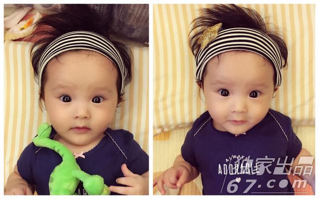 大眼仔!梁静茹儿子撞脸小咘咘 赵薇韩寒美貌闺女PK