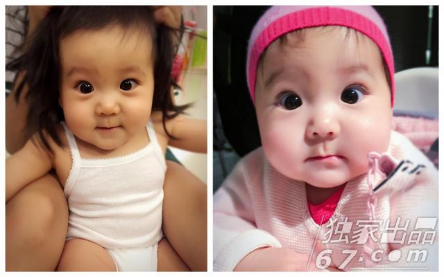 大眼仔!梁静茹儿子撞脸小咘咘 赵薇韩寒美貌闺女PK