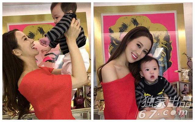 大眼仔!梁静茹儿子撞脸小咘咘 赵薇韩寒美貌闺女PK