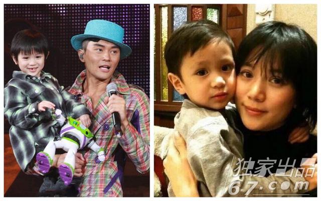 大眼仔!梁静茹儿子撞脸小咘咘 赵薇韩寒美貌闺女PK