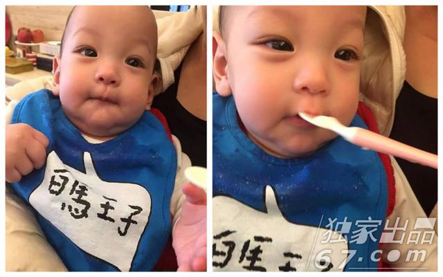 大眼仔!梁静茹儿子撞脸小咘咘 赵薇韩寒美貌闺女PK