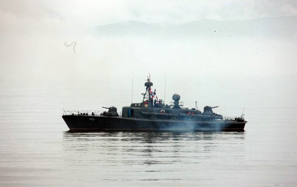 朝鲜海军炮艇图片