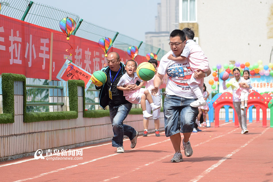 实拍幼儿园运动会 宝宝萌态百出迎六一