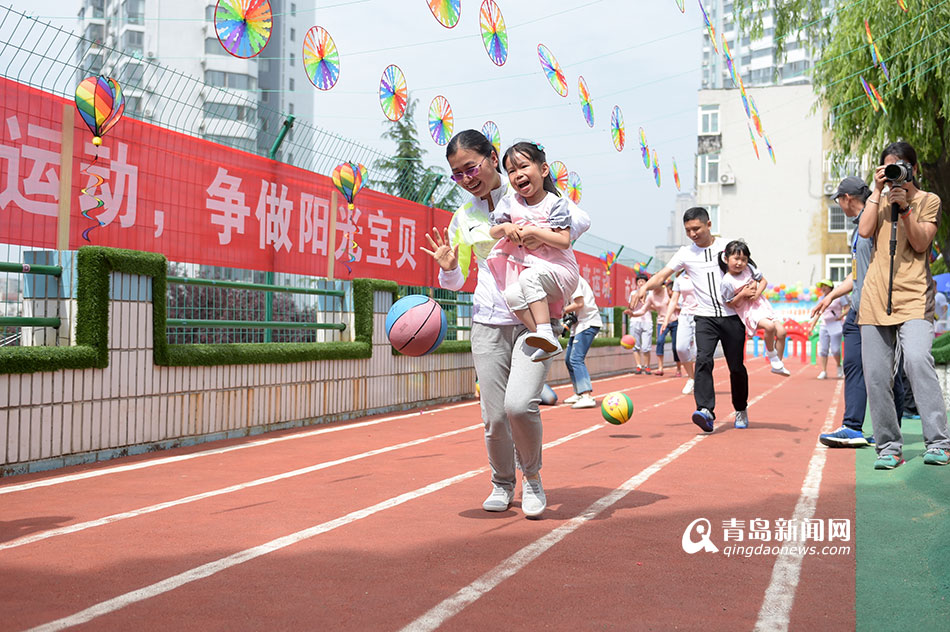 实拍幼儿园运动会 宝宝萌态百出迎六一