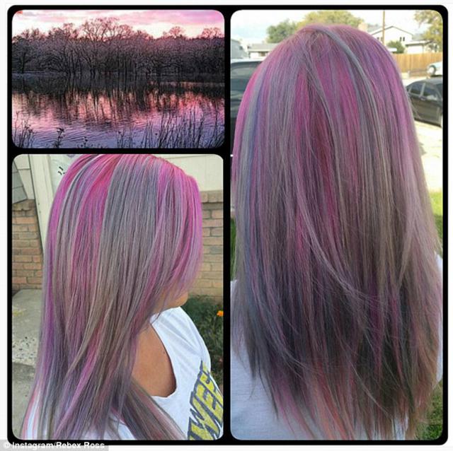 数百女性秀浪漫日落发色 令人惊叹