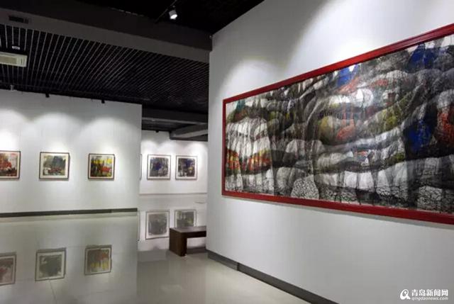 吴纯强吴蓬生父子画展崂山开展