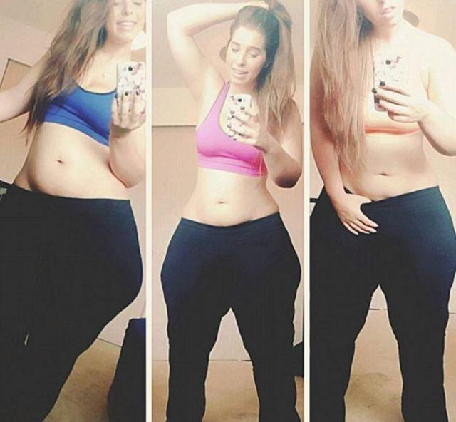 美国网红自豪展示5.3尺巨臀 称是纯天然(图)