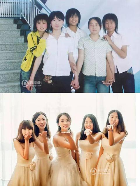 网友晒毕业对比照：有人成功减肥 有人像整了容