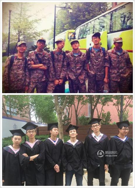 网友晒毕业对比照：有人成功减肥 有人像整了容