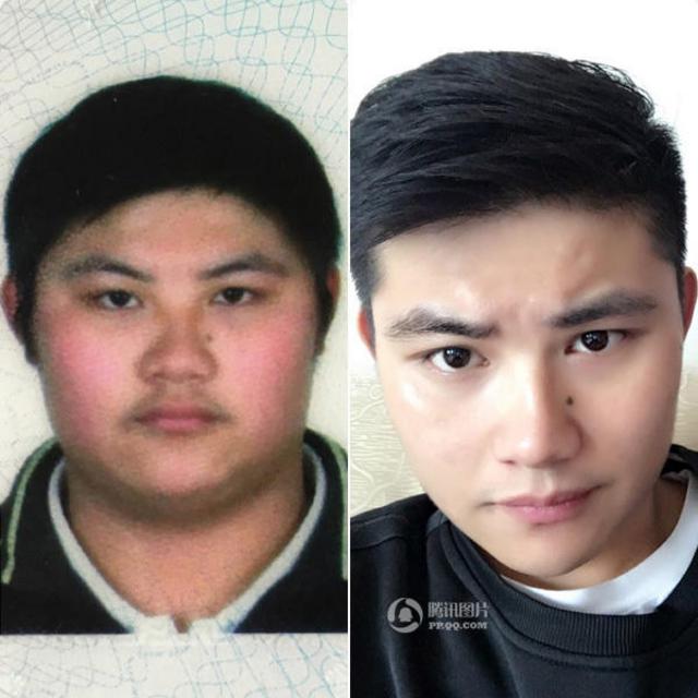 网友晒毕业对比照：有人成功减肥 有人像整了容