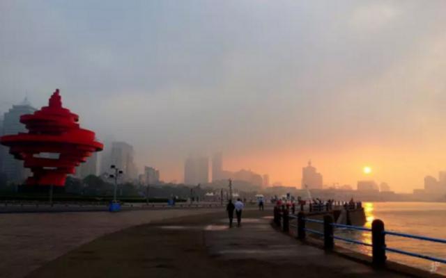 能想到最浪漫的事 就是和你在青岛看日出