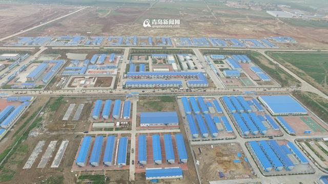俯拍新机场施工现场 地铁路径清晰可见